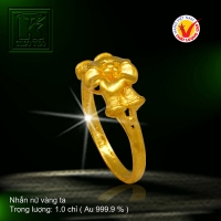 Nhẫn nữ vàng 24 K