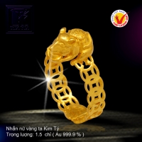 Nhẫn nữ vàng 24 K