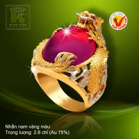 Nhẫn nam vàng 18k