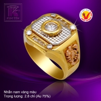 Nhẫn nam vàng 18k