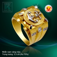 Nhẫn nam vàng 18k