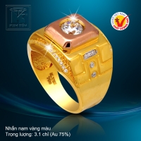 Nhẫn nam vàng 18k