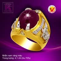 Nhẫn nam vàng 18k