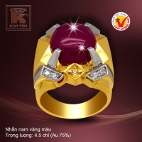 Nhẫn nam vàng 18k