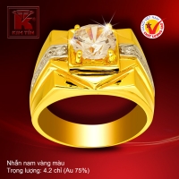 Nhẫn nam vàng 18k