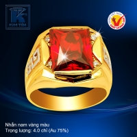 Nhẫn nam vàng 18k