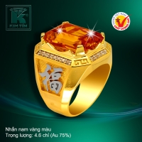 Nhẫn nam vàng 18k