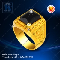 Nhẫn nam vàng 24K