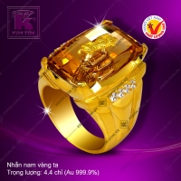 Nhẫn nam vàng 24K