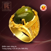 Nhẫn nam vàng 24K