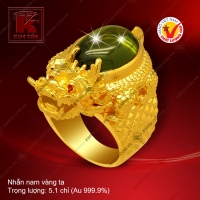 Nhẫn nam vàng 24K