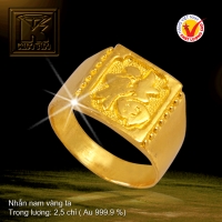 Nhẫn nam vàng 24K