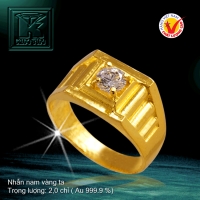 Nhẫn nam vàng 24K