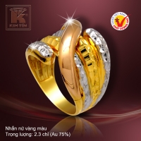 Nhẫn nữ vàng màu 18k