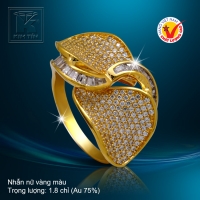 Nhẫn nữ vàng màu 18k