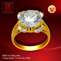 Nhẫn nữ vàng màu 18k