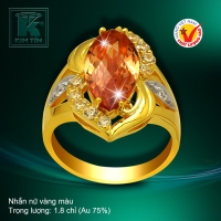 Nhẫn nữ vàng màu 18k