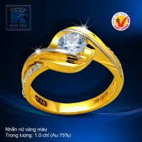 Nhẫn nữ vàng màu 18k