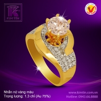 Nhẫn nữ vàng màu 18k