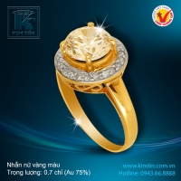 Nhẫn nữ vàng màu 18k