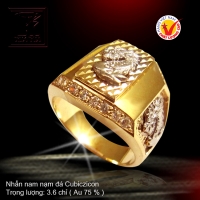 Nhẫn nam vàng 18K