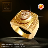 Nhẫn nam vàng 18K