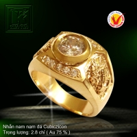 Nhẫn nam vàng 18K