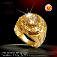 Nhẫn nam vàng 18K