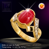 Nhẫn nữ vàng màu 18K