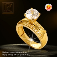 Nhẫn nữ vàng màu 18K