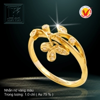 Nhẫn nữ vàng màu 18K