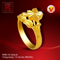 Nhẫn nữ vàng 24K