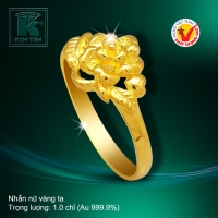 Nhẫn nữ vàng 24K