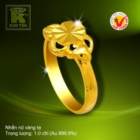 Nhẫn nữ vàng 24K