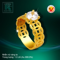 Nhẫn nữ vàng 24K