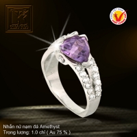 Nhẫn nữ vàng trắng 18K