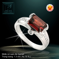 Nhẫn nữ vàng trắng 18K