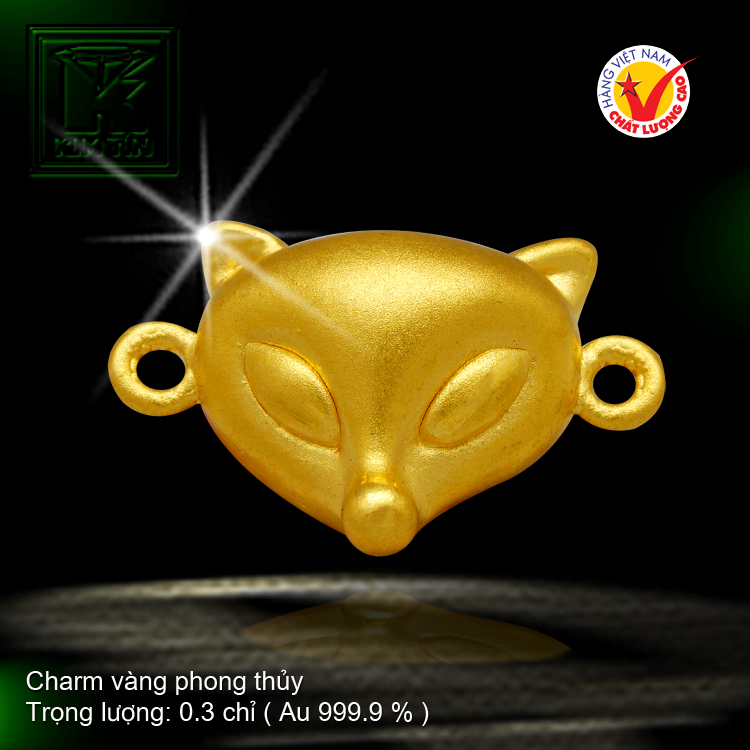 Charm vàng phong thủy