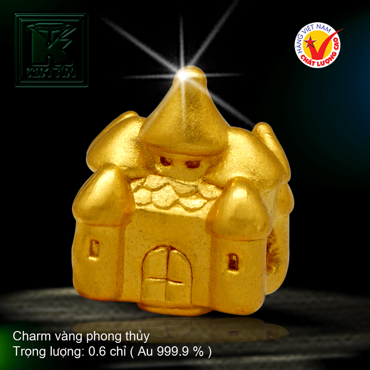 Charm vàng phong thủy