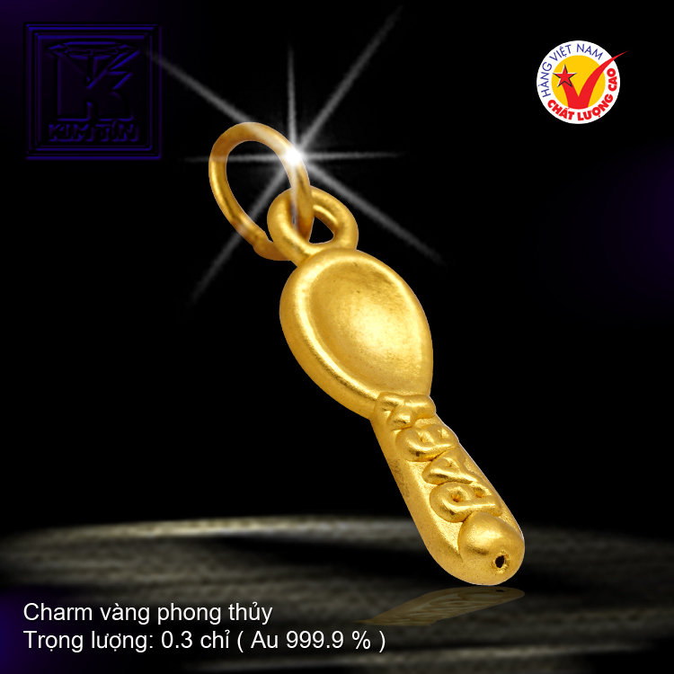 Charm vàng phong thủy