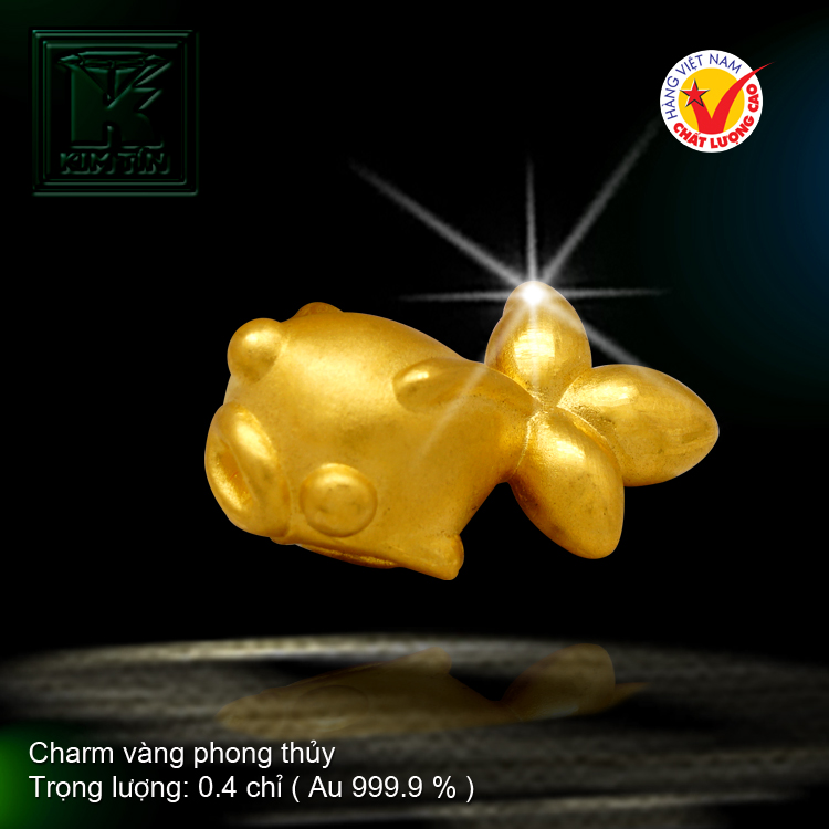 Charm vàng phong thủy