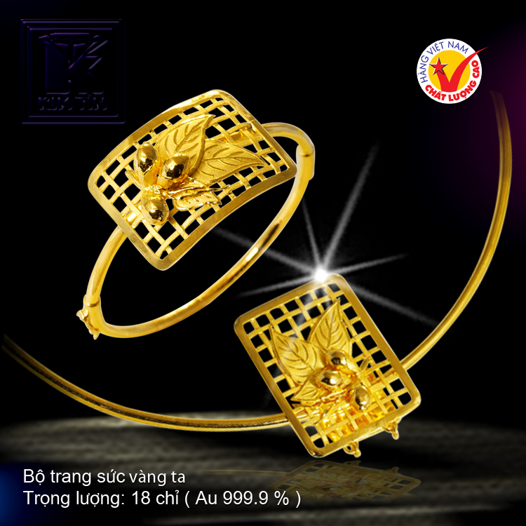 Bộ trang sức vàng 24 K