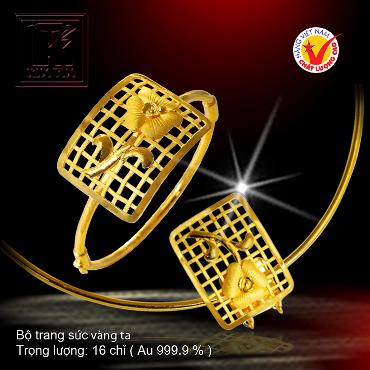 Bộ trang sức vàng 24 K