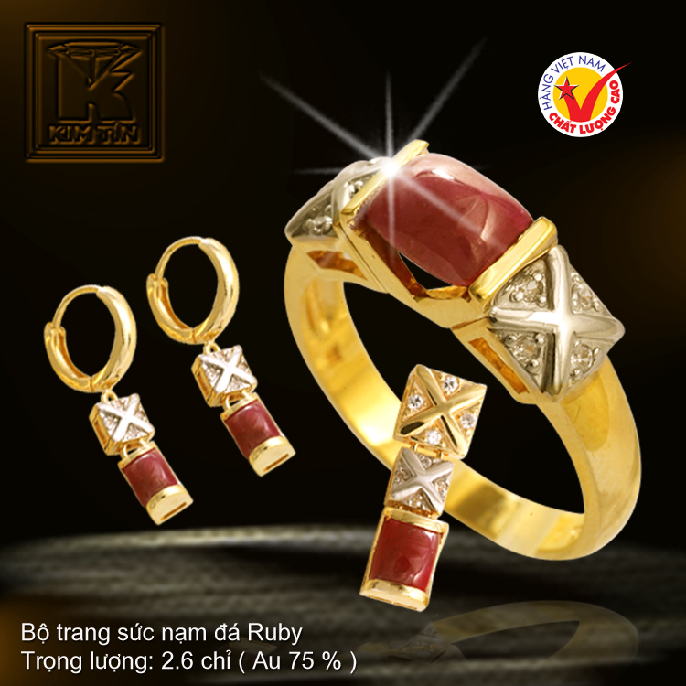 Bộ vàng màu 18K