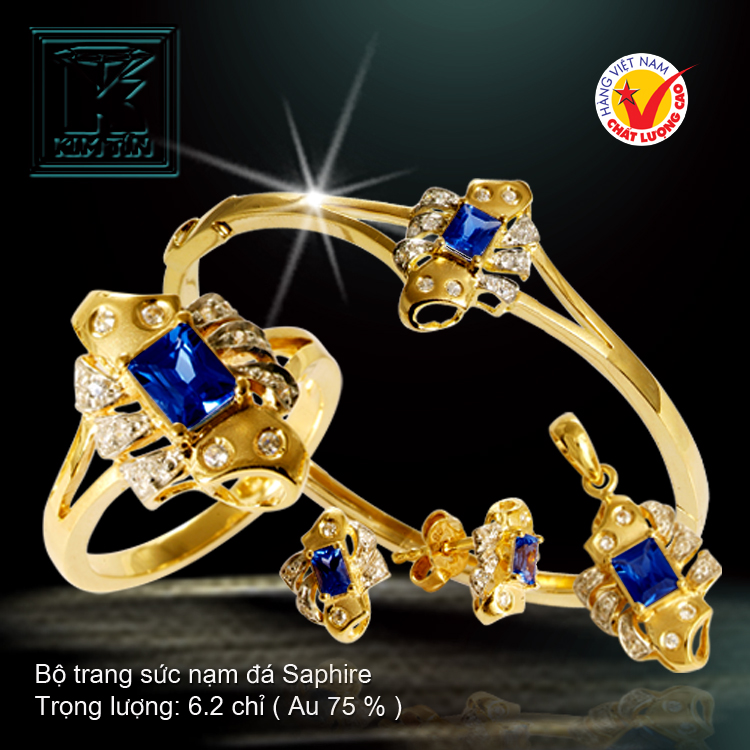 Bộ vàng màu 18K