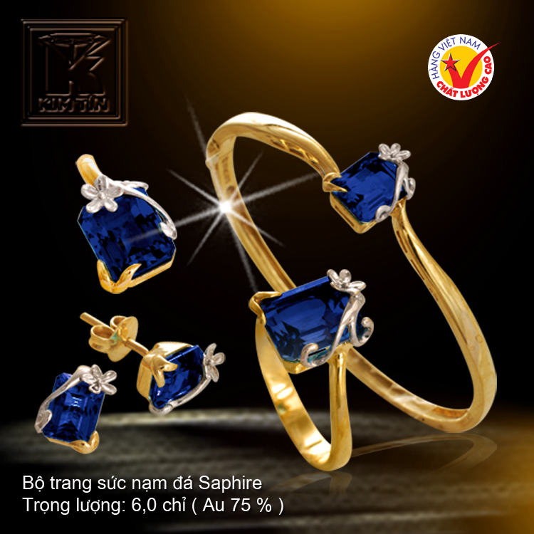 Bộ vàng màu 18K