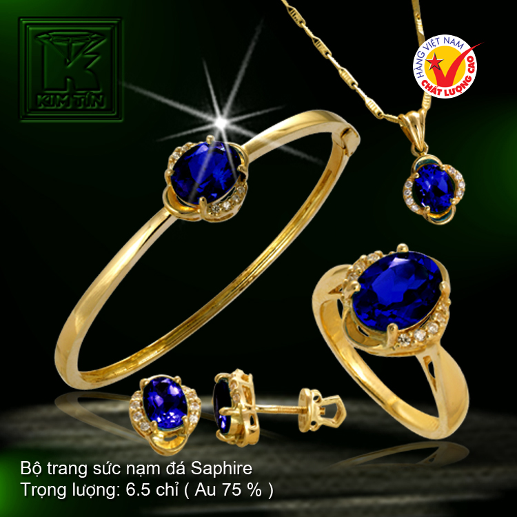 Bộ vàng màu 18K