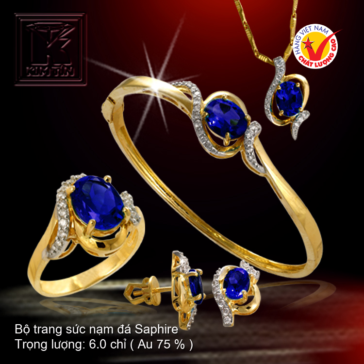 Bộ vàng màu 18K