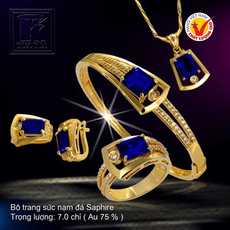 Bộ vàng màu 18K