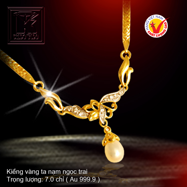 Kiềng cổ vàng 24K